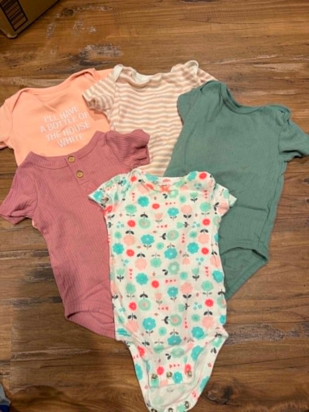 Baby Girl Bodysuit Bundle 3-6 Months
